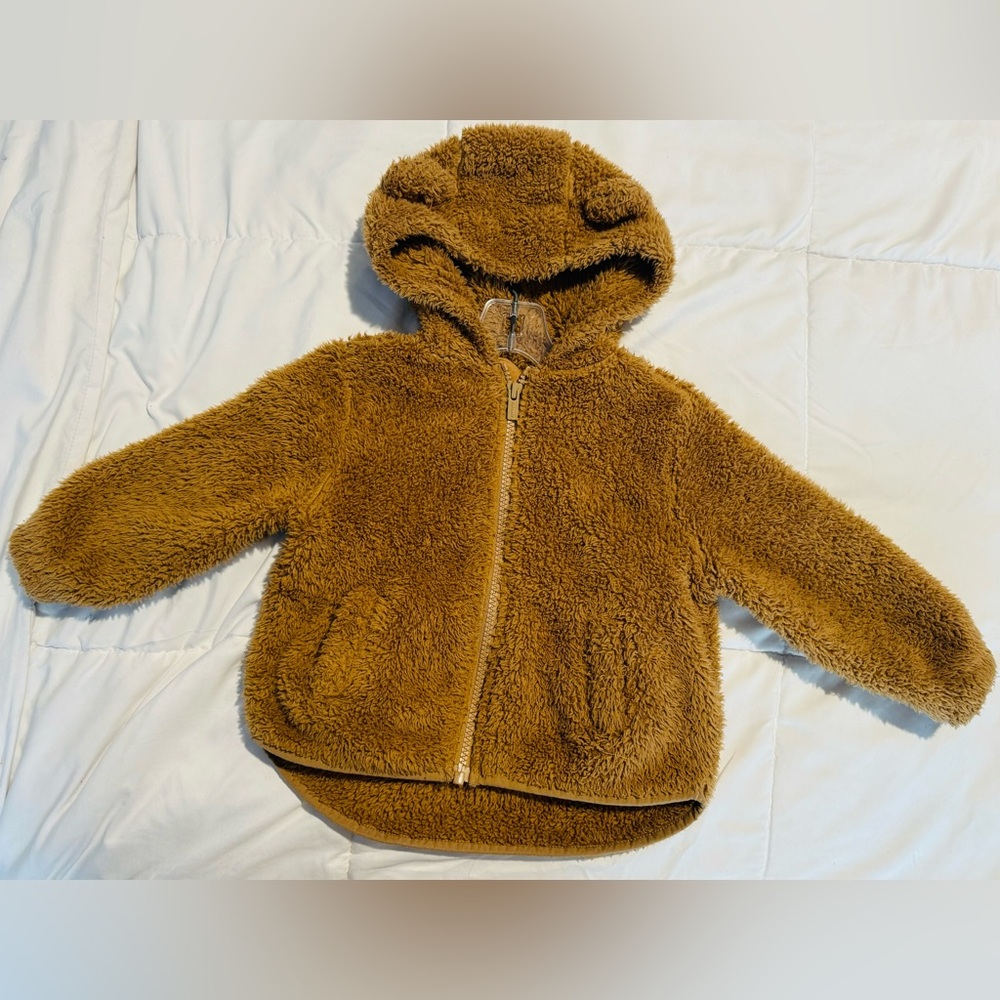 Old Navy Teddy Bear Jacket Brown 2T